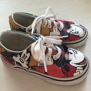 Disney Mickey Mouse Toddler Vans 6.5